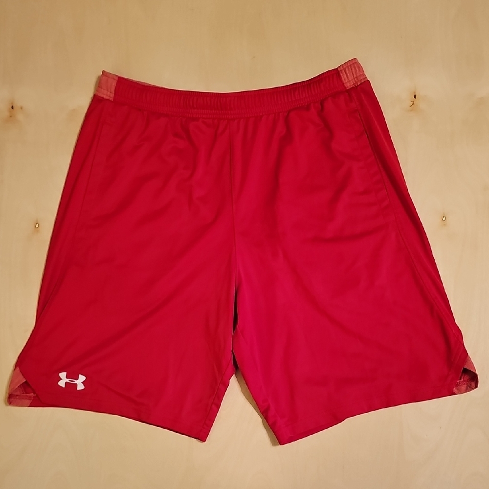 Under Armour Men's Vibrant Red Athletic Shorts